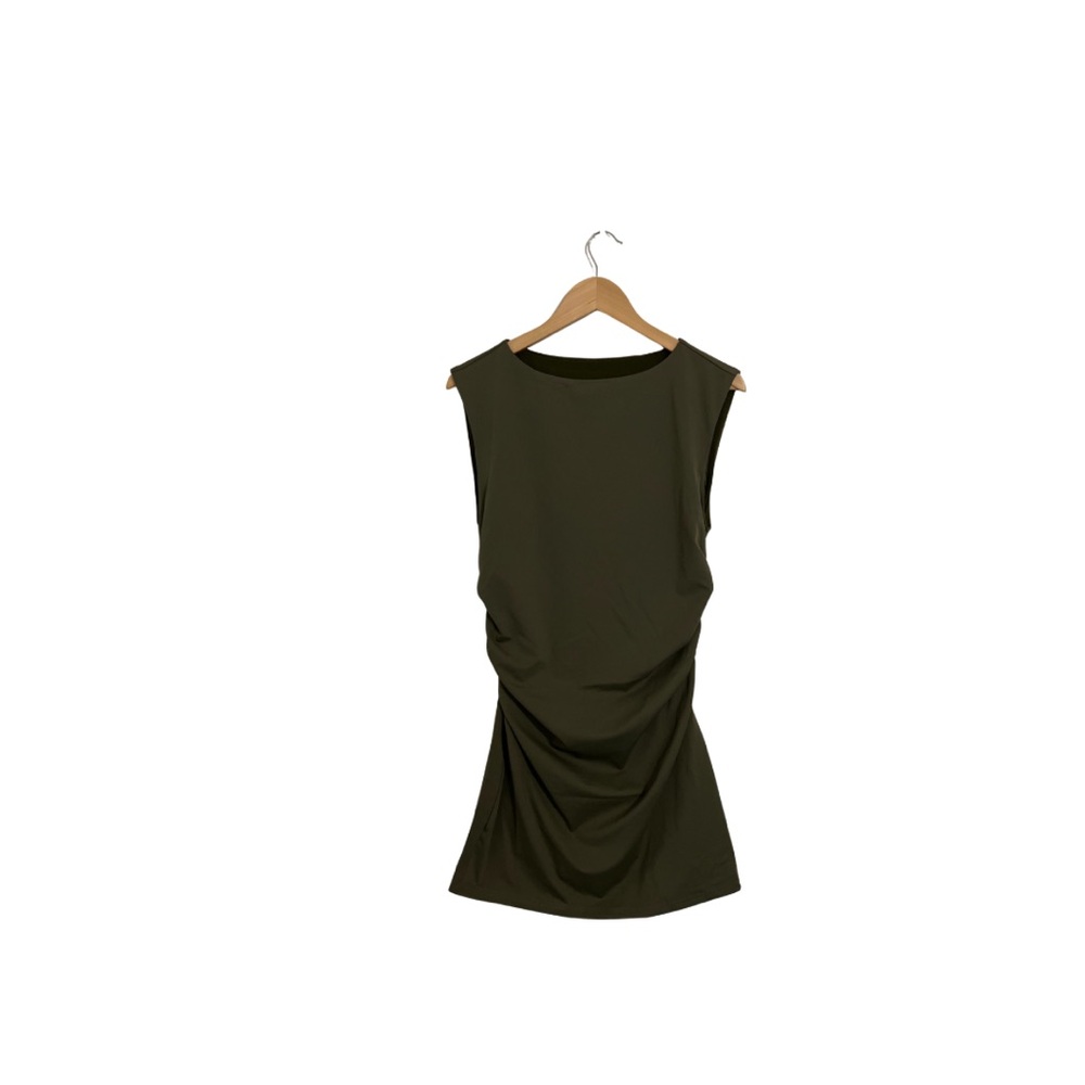 Cupshe Dark Green Sleeveless Mini Dress